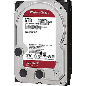 Накопичувач HDD SATA 6.0TB WD Red NAS 5400rpm 256MB (WD60EFAX)