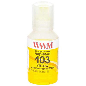 Чорнило WWM Epson L3100/3110/3150 (Yellow) (E103Y) 140г