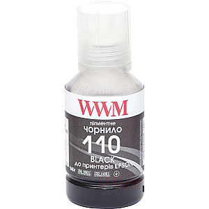 Чорнило WWM Epson M1100/M1120 (Black Pigment) (E110BP) 140г