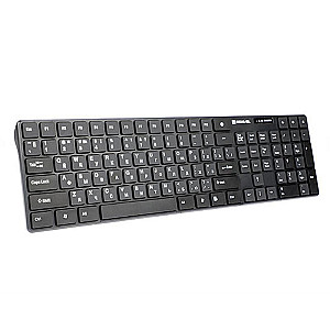 Комплект (клавіатура, миша) бездротовий REAL-EL Comfort 9010 Kit Black USB