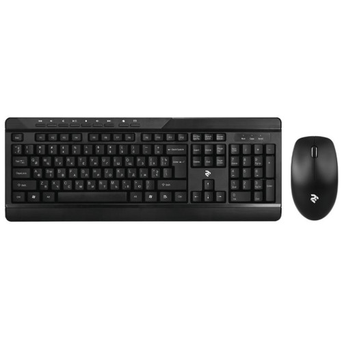 Комплект (клавіатура, мишка) бездротовий 2E MK410 (2E-MK410MWB) Black