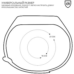 Ремінець Armorstandart для Xiaomi Mi Band 4/3 Dark Grey (ARM52157)