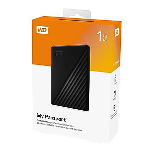 Зовнішній жорсткий диск 2.5" USB 1.0TB WD My Passport Black (WDBYVG0010BBK-WESN)