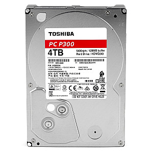 Накопичувач HDD SATA 4.0TB Toshiba P300 5400rpm 128MB (HDWD240UZSVA)