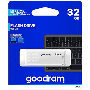 Флеш-накопичувач USB 32GB GOODRAM UME2 White (UME2-0320W0R11)