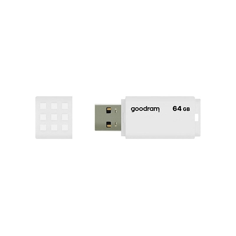 Флеш-накопичувач USB 64GB GOODRAM UME2 White (UME2-0640W0R11)