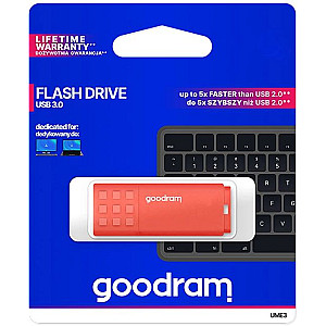Флеш-накопичувач USB3.0 32GB GOODRAM UME3 Orange (UME3-0320O0R11)