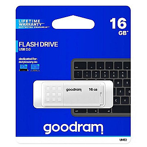 Флеш-накопичувач USB 16GB GOODRAM UME2 White (UME2-0160W0R11)