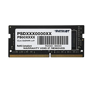 Модуль пам`яті SO-DIMM 8GB/2400 DDR4 Patriot Signature Line (PSD48G240081S)