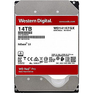 Накопичувач HDD SATA 14.0TB WD Red Pro NAS 7200rpm 512MB (WD141KFGX)