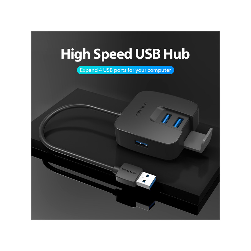 Концентратор Vention 4-Port USB 3.0, 0.5 m (CHBBD)