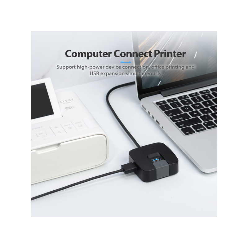 Концентратор Vention 4-Port USB 3.0, 0.5 m (CHBBD)
