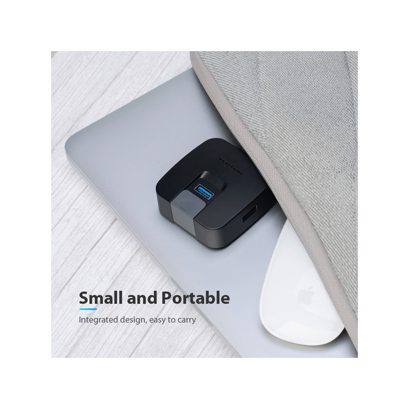 Концентратор Vention 4-Port USB 3.0, 0.5 m (CHBBD)