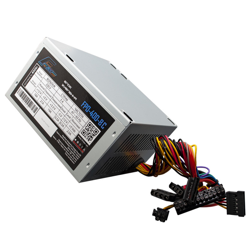 Блок живлення Frime FPO-400-8C_OEM (без кабелю живлення)