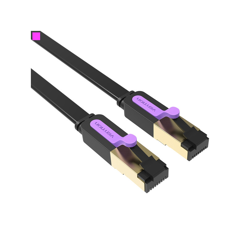 Патч-корд Vention CAT7 SSTP Ethernet, 10 m, Black (ICABL)