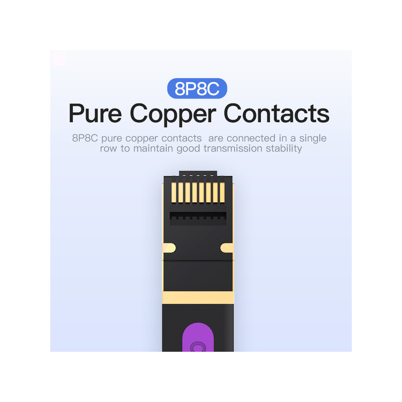 Патч-корд Vention CAT7 SSTP Ethernet, 10 m, Black (ICABL)