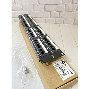Патч-панель ATcom P5148 19" 48хRJ-45 UTP 2U cat.5е