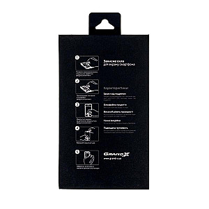 Захисне скло Grand-X для Apple iPhone 7 Black, 0.33мм (GXAIP7PB)