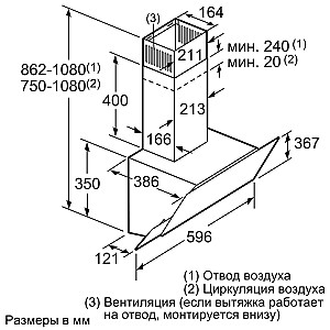 Витяжка Bosch DWK065G60R
