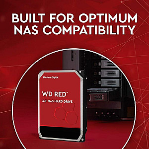 Накопичувач HDD SATA 4.0TB WD Red 5400rpm 256MB (WD40EFAX)