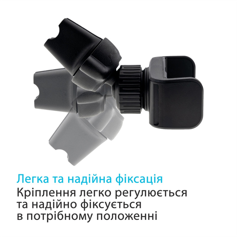 Автоутримувач для смартфона Grand-X (кріплення на дефлектор) MT-08