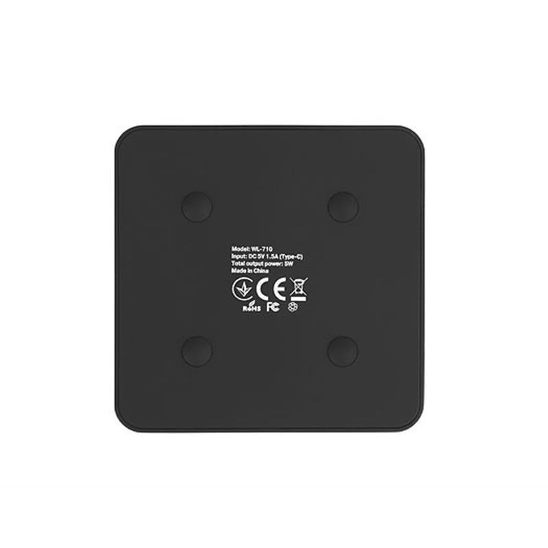 Бездротовий зарядний пристрій REAL-EL WL-710 1.5A 5W Black