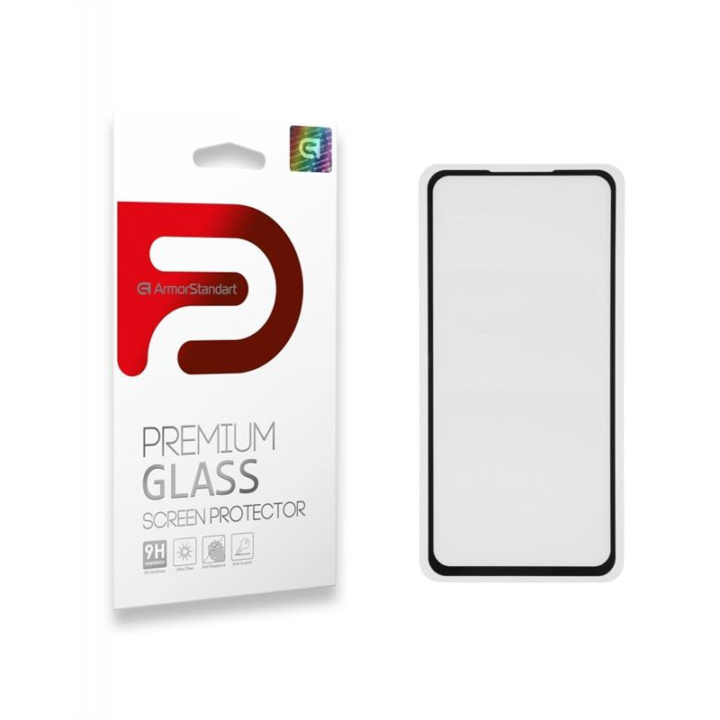 Захисне скло Armorstandart для Huawei P40 Lite E Black Full Glue (ARM56464)