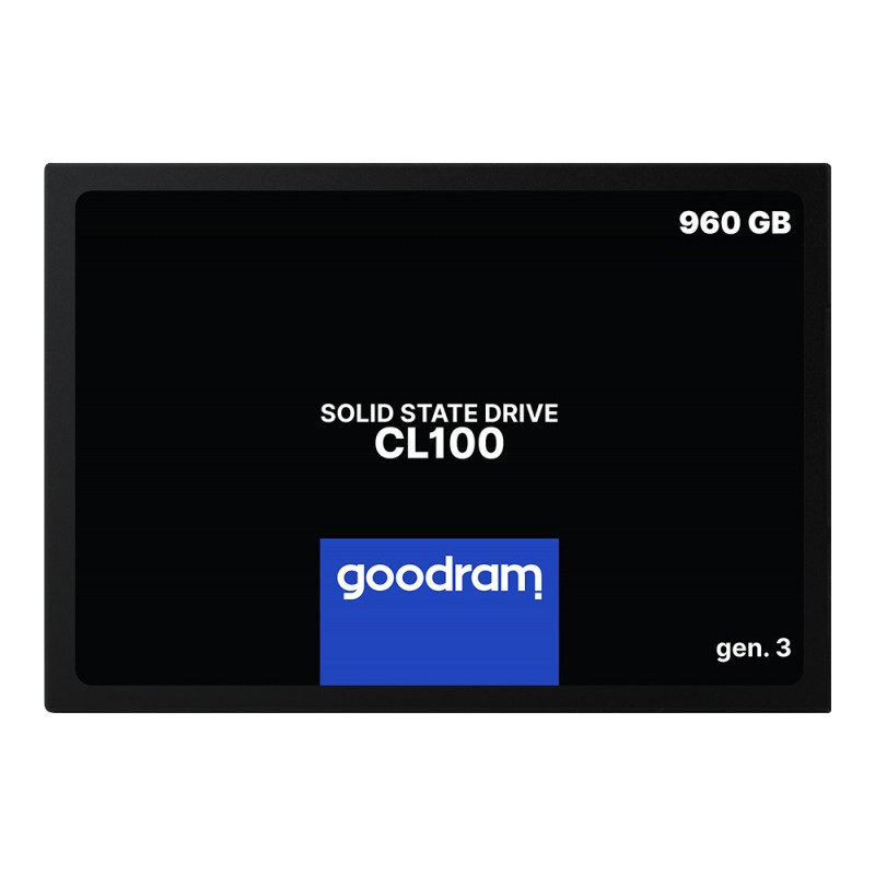 Накопичувач SSD  960GB Goodram CL100 GEN.3 2.5" SATAIII 3D TLC (SSDPR-CL100-960-G3)