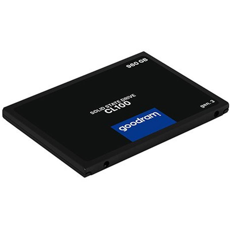 Накопичувач SSD  960GB Goodram CL100 GEN.3 2.5" SATAIII 3D TLC (SSDPR-CL100-960-G3)