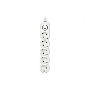 Фільтр живлення 2Е (2E-U05VESM3W) 5хSchuko, 3 м, білий