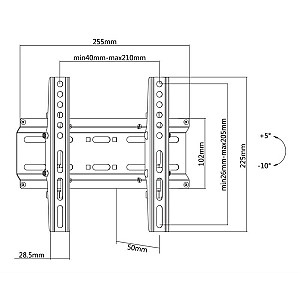 Кронштейн Satelit 19-49TILT200 (VESA200х200)