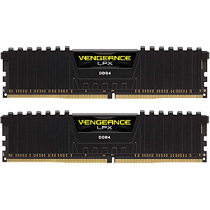 Модуль пам`ятi DDR4 2x16GB/3200 Corsair Vengeance LPX Black (CMK32GX4M2E3200C16)