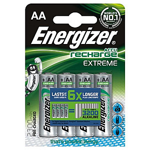 Акумулятори Energizer Recharge Extreme AA/HR06 LSD Ni-MH 2300 mAh BL 4шт