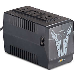 Стабілізатор NJOY Paladin 1000 (PWAV-10003PL-AZ01B) AVR, 3 розетки