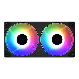 Вентилятор ID-Cooling Icefan 240 ARGB, 245x125x27мм, 3-pin, 4-pin PWM, чорний