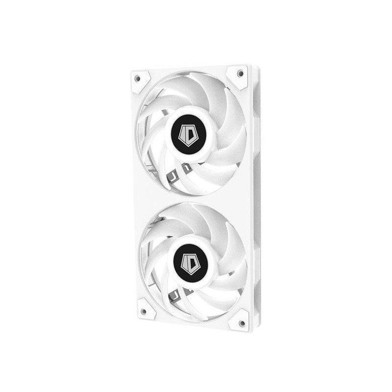 Вентилятор ID-Cooling Icefan 240 ARGB Snow, 245x125x27мм, 3-pin, 4-pin PWM, білий