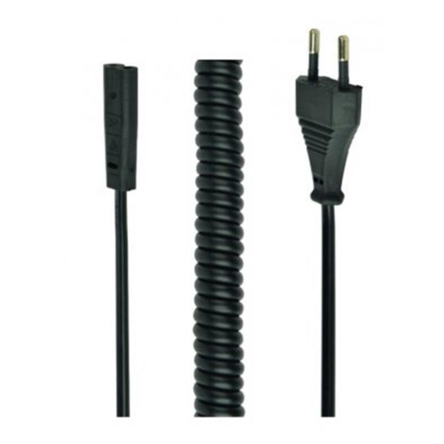 Кабель живлення Cablexpert (PC-C1-VDE-1.8M) CEE7/16-C7, 1.8 м, чорний (для електробритв) 