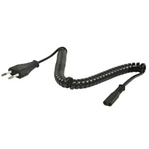 Кабель живлення Cablexpert (PC-C1-VDE-1.8M) CEE7/16-C7, 1.8 м, чорний (для електробритв) 