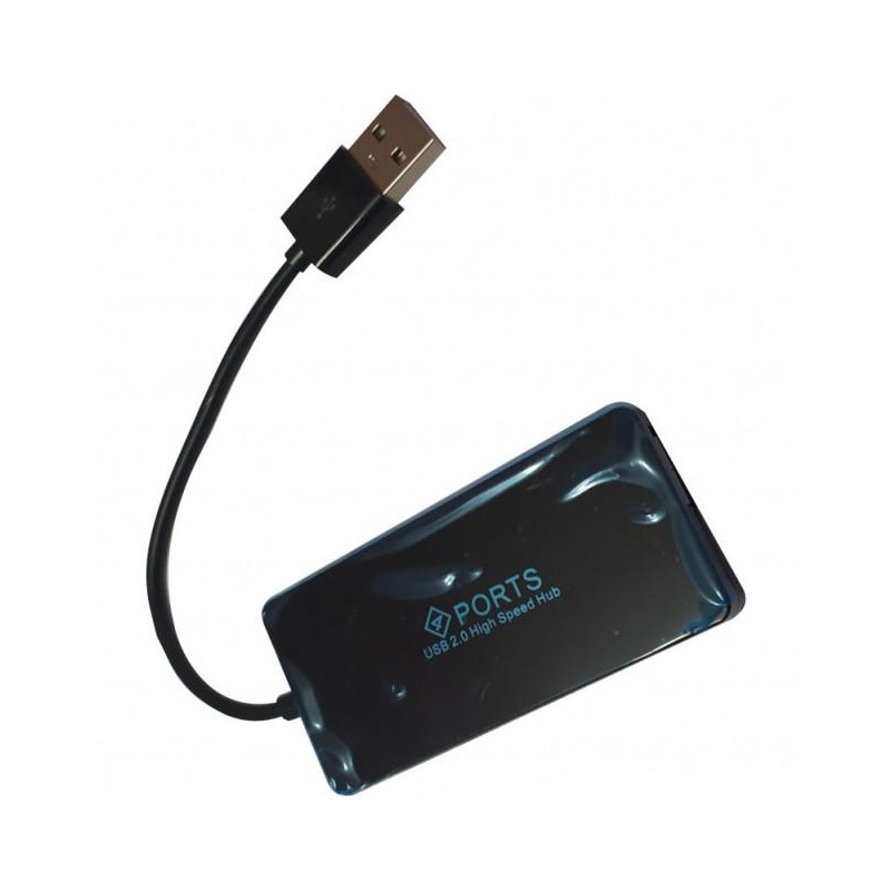 Концентратор USB 2.0 Atcom TD4005 4хUSB2.0 Black (AT10725)