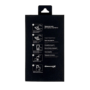 Захисне скло керамічне Grand-X для Apple iPhone 12 Pro Max Black (CAIP12PMB)