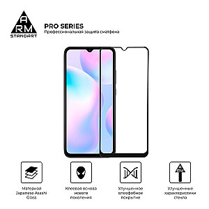 Захисне скло Armorstandart Pro для Xiaomi Redmi 9A Black, 0.33mm (ARM56246)