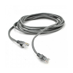 Патч-корд литий PCR-CCA/0.5G/00209 UTP, RJ45, Cat.5e, 0.5m, сірий