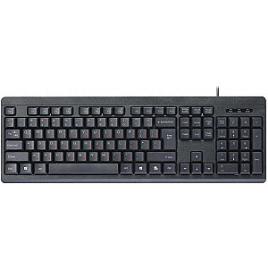 Клавiатура Maxxter KB-112-U Black