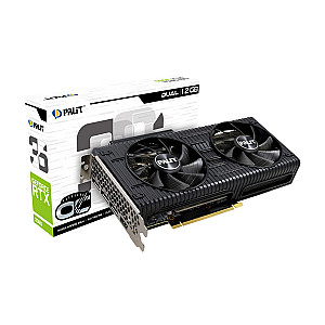 Відеокарта GF RTX 3060 12GB GDDR6 Dual OC Palit (NE63060T19K9-190AD)