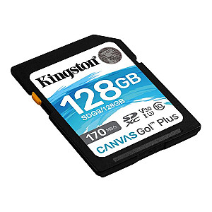 Карта пам`ятi SDXC 128GB UHS-I/U3 Class 10 Kingston Canvas Go! Plus R170/W90MB/s (SDG3/128GB)