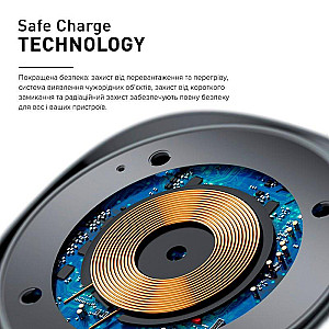 Бездротовий зарядний пристрій Luxe Cube 10W Black (7775557577239)