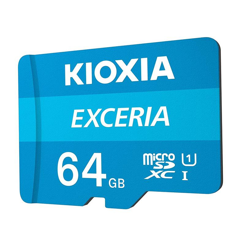 Карта пам`ятi MicroSDXC 64GB UHS-I Class 10 Kioxia Exceria R100MB/s (LMEX1L064GG2) + SD-адаптер