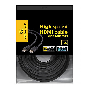 Кабель Cablexpert HDMI - HDMI V 2.0 (M/M), 10 м, чорний (CC-HDMI4-10M) пакет