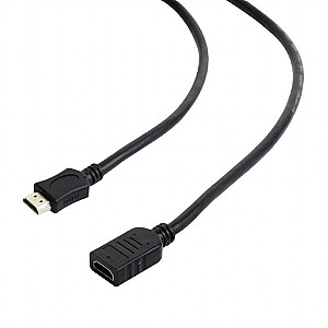 Кабель Cablexpert HDMI - HDMI (M/F), подовжувач, 1.8 м, чорний (CC-HDMI4X-6) пакет