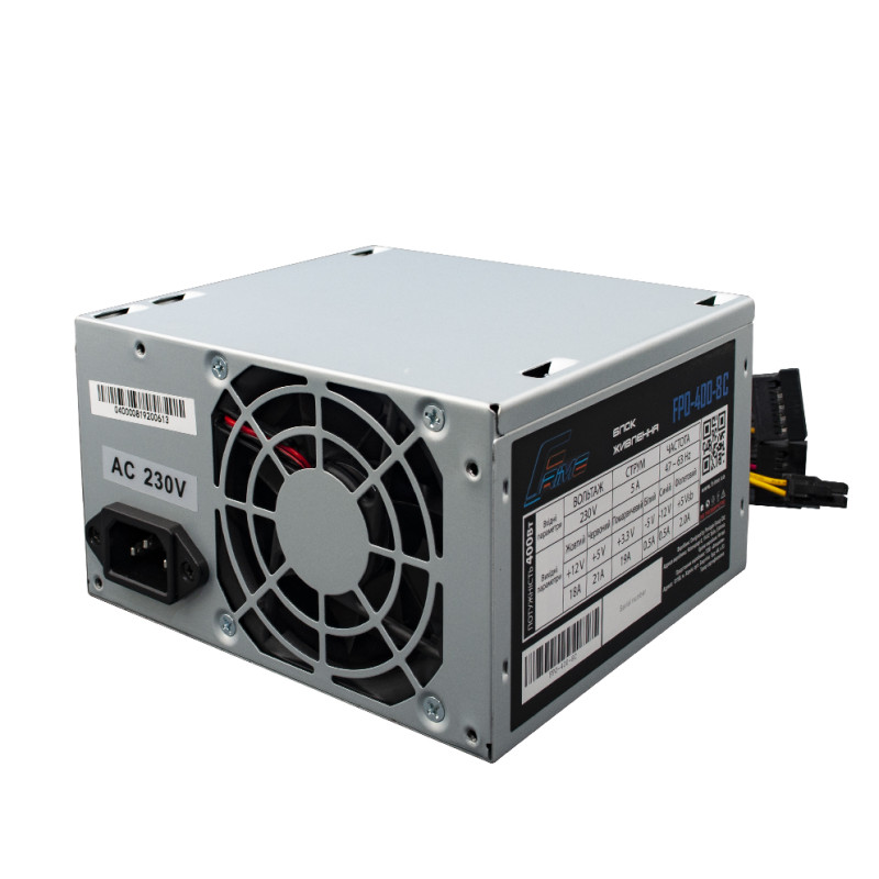Блок живлення Frime FPO-400-8C_OEM (без кабелю живлення)